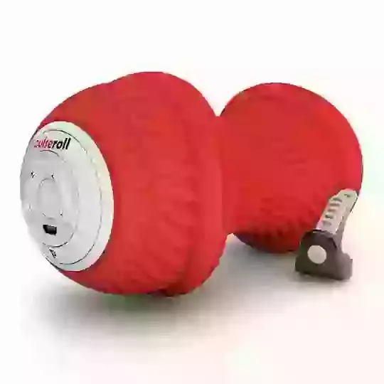 Pulseroll 4 Speed Vibrating Peanut Ball - Red